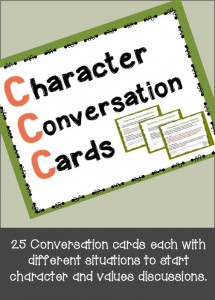 Character Conversation Cards Front Page 3