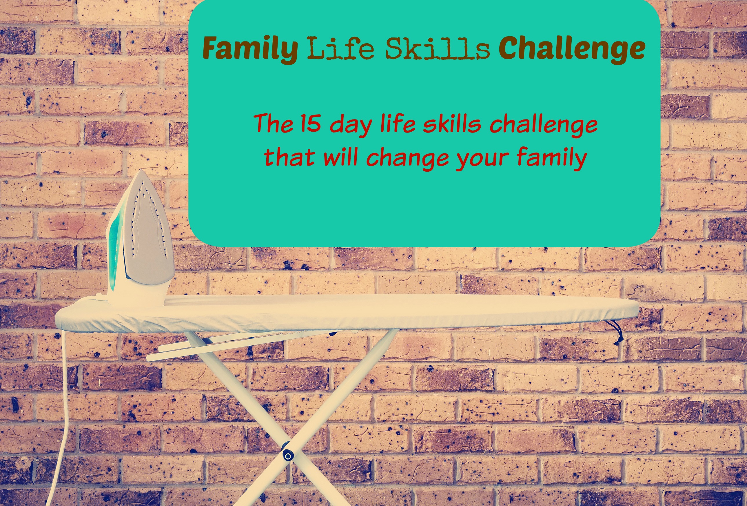 The 15 day life skills challenge that will change your family