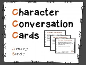Character conversation cards- January